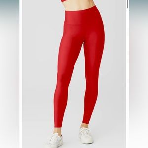 Alo High-Waist Airlift Legging Classic Red Medium